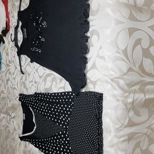 2 nice black tank tops
